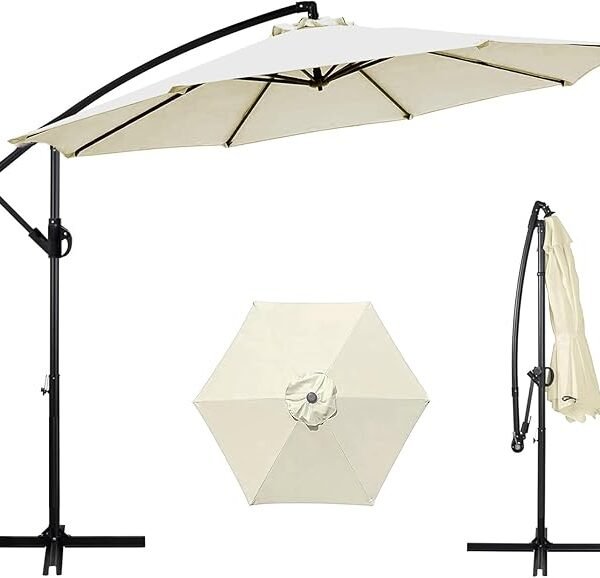 9 ft Side pole Outdoor garden Umbrella