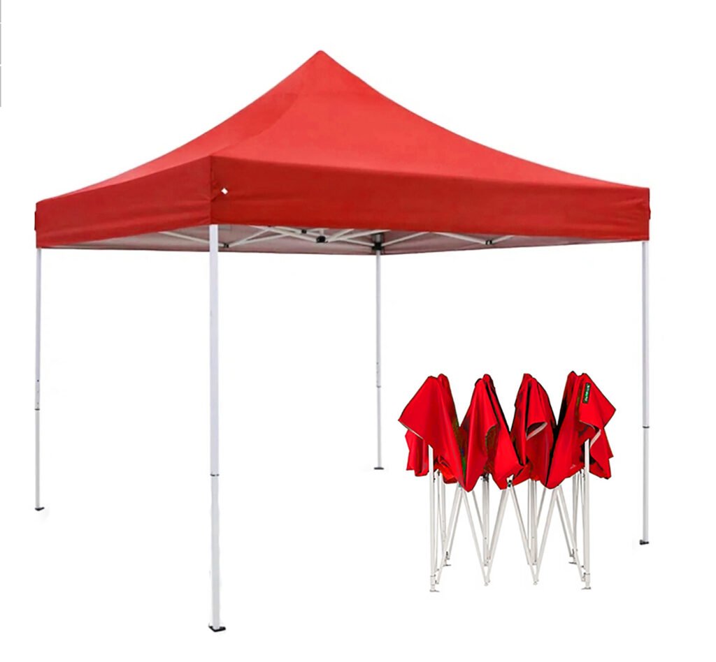 10X10 feet Popup foldable Canopy Tent Red