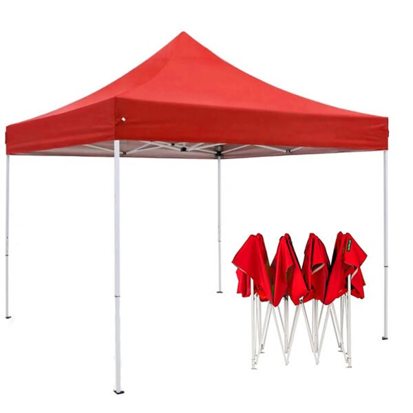 10X10 feet Popup foldable Canopy Tent Red