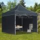 10X10-feet-Gazebo-Tent-with-3-side-cover-Black